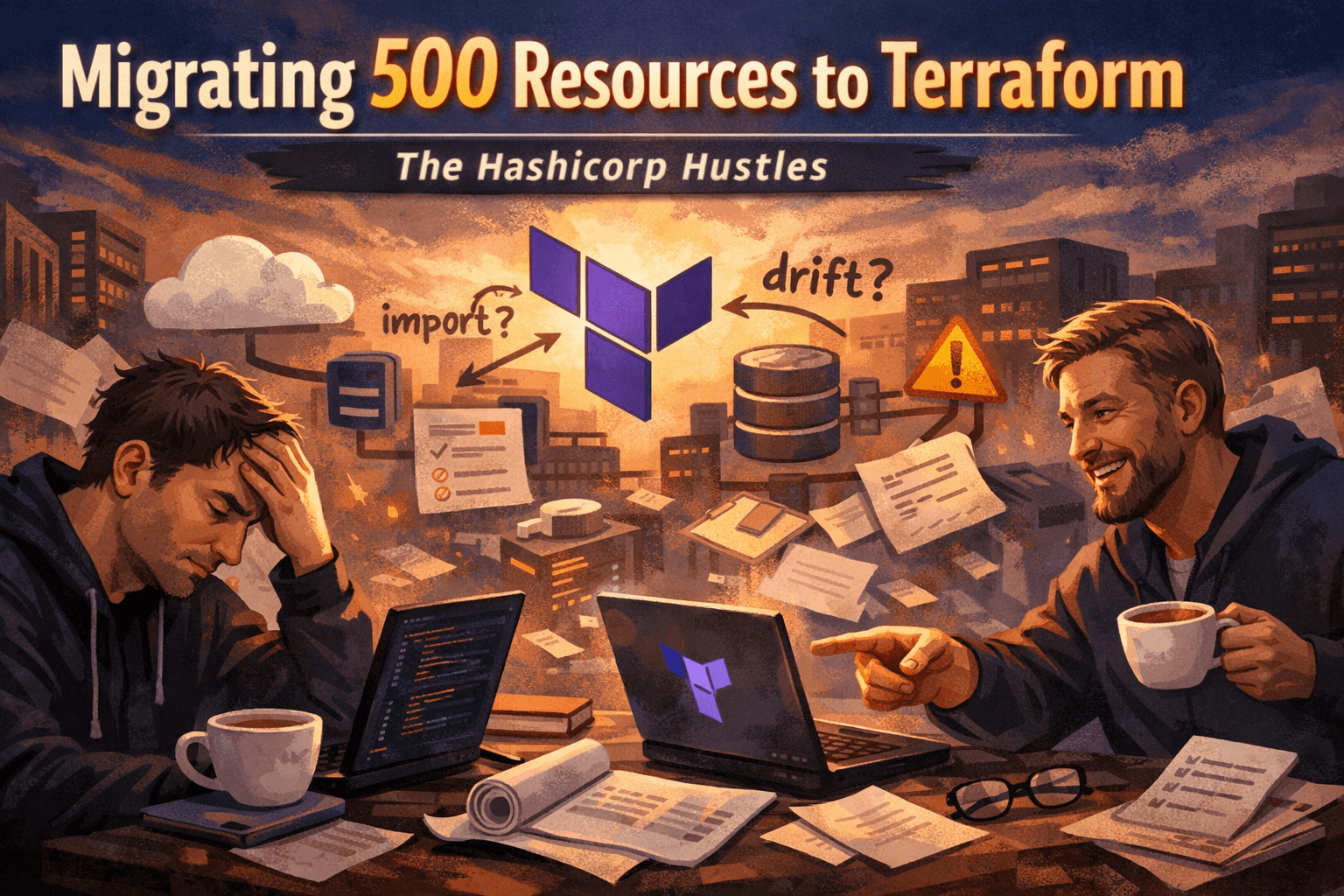 migrating 500 existing resources to Terraform