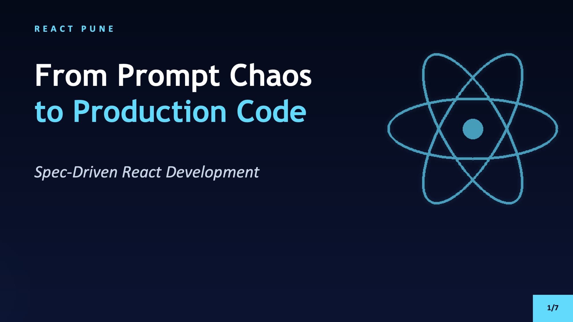 From Prompt Chaos to Production Code: Spec-Driven React Development